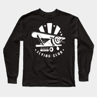 Aviation Airplane Pilot Flying Club Since 1989 Long Sleeve T-Shirt